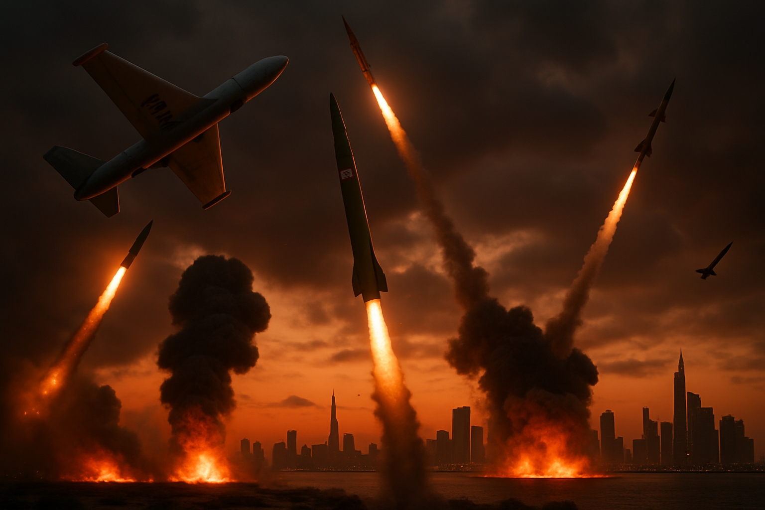 Iran Unleashes Massive Retaliatory Strikes Across Gulf States Following US-Israeli Operations