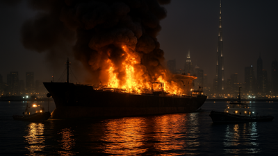 Iran War Escalates as Oil Tanker Attacked in Dubai Port, Death Penalty Law Passed for Palestinians