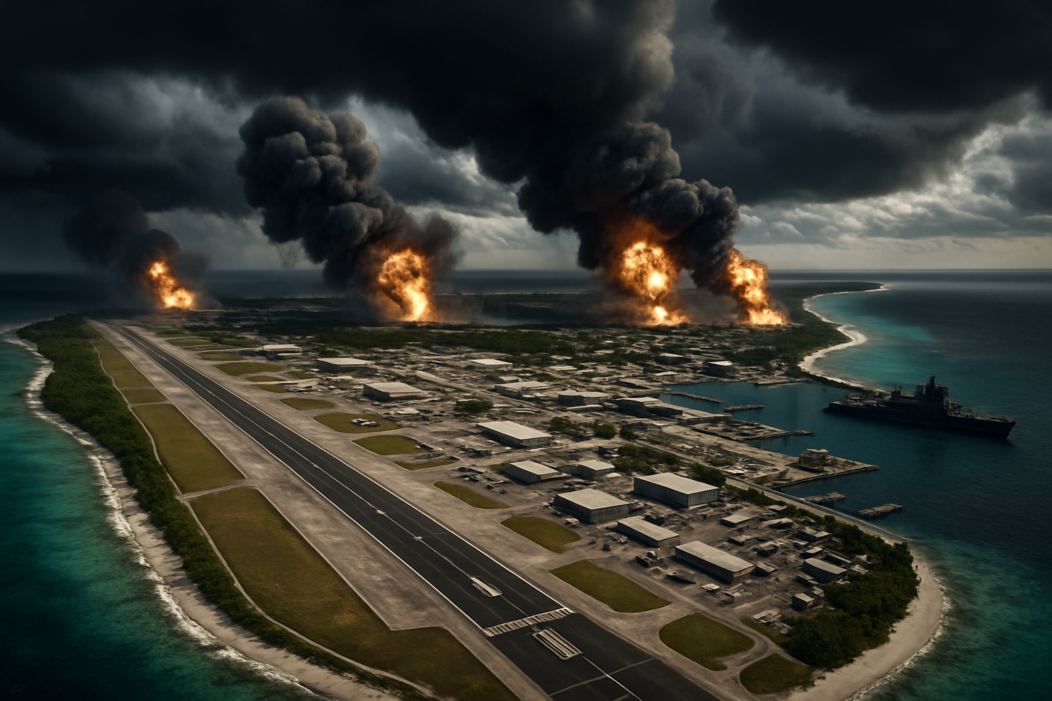 Iran Strikes Diego Garcia Base in Historic Escalation to Indian Ocean