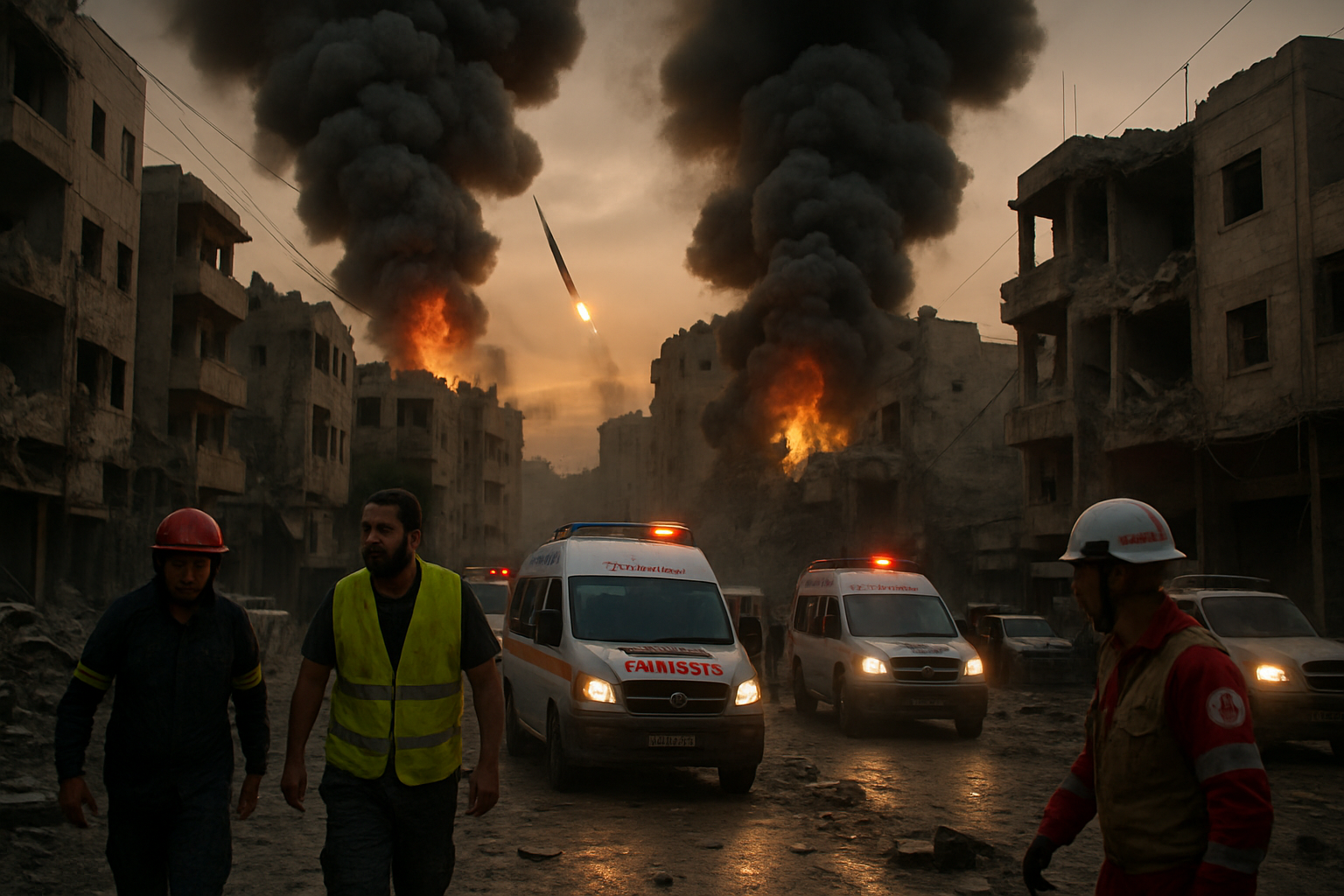 Iran Launches Devastating Missile Strikes on Israeli Nuclear City Dimona and Arad, Causing Hundreds of Casualties