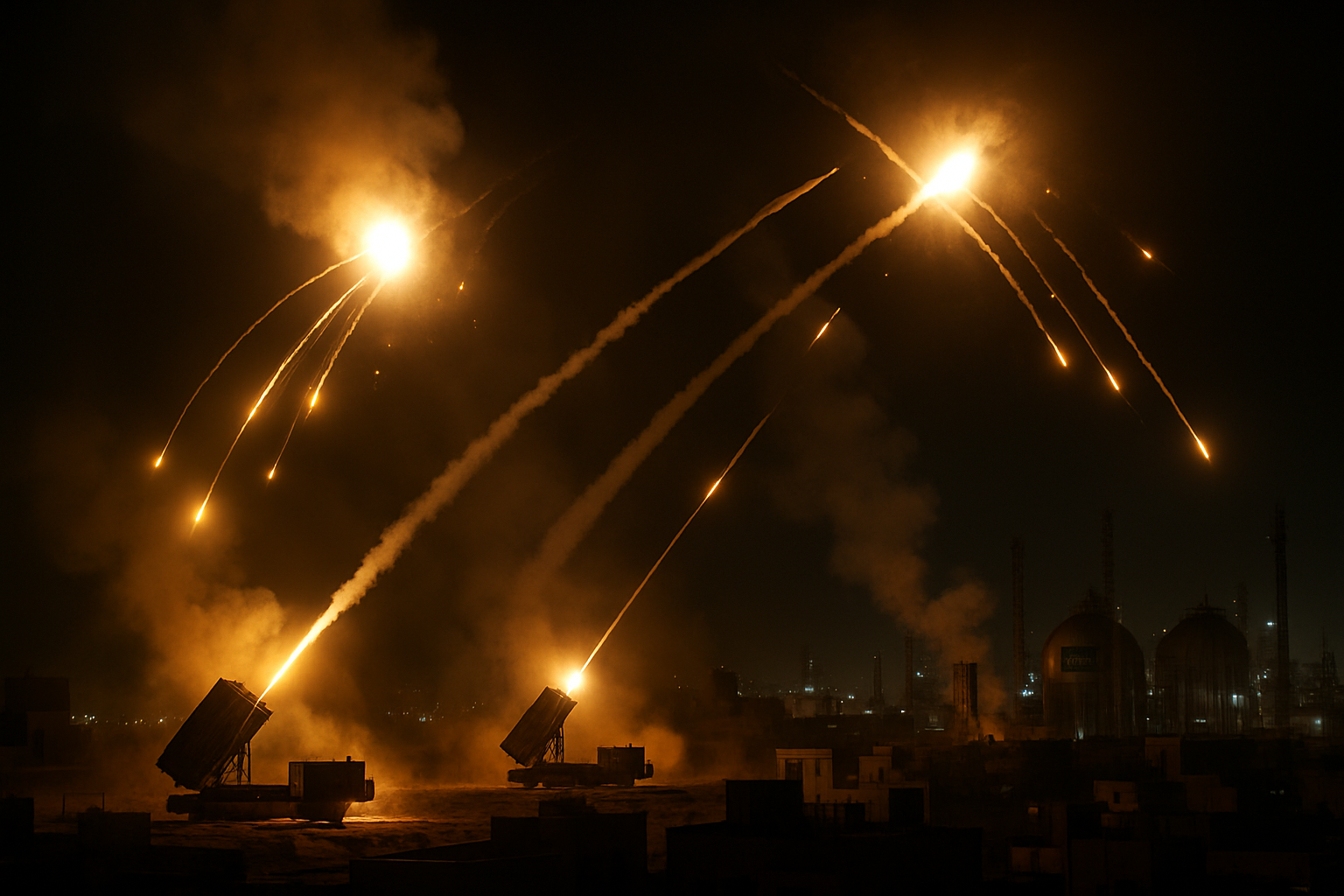 Iran Launches Major Missile Strikes as Saudi Arabia Intercepts 11 Ballistic Missiles