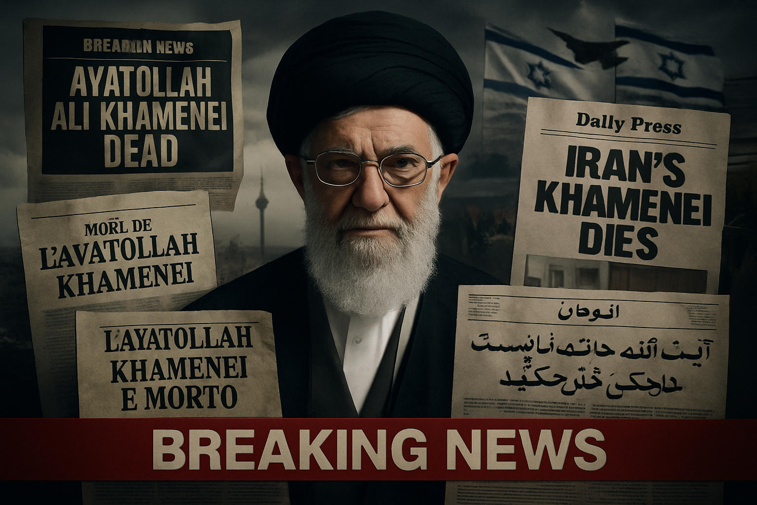 Israeli Sources Claim Iran's Supreme Leader Khamenei Killed in Strikes, Iran Calls It "Psychological Warfare"