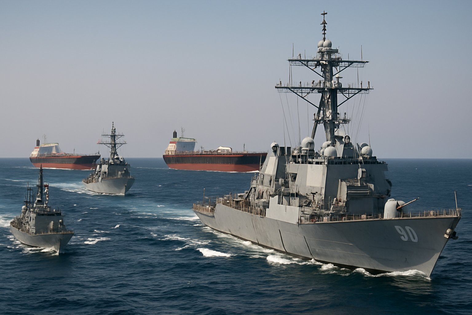 US Navy Intercepts Iranian Oil Tankers in Asian Waters as Strait of Hormuz Crisis Escalates
