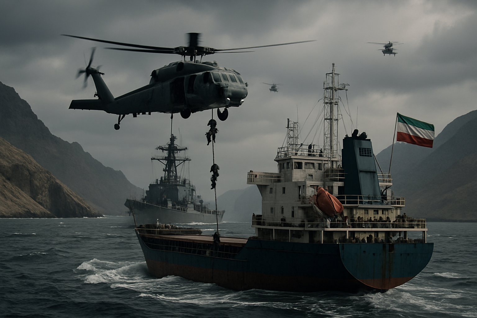 US Naval Seizure of Iranian Ship Derails Peace Talks as Tehran Cancels Negotiations