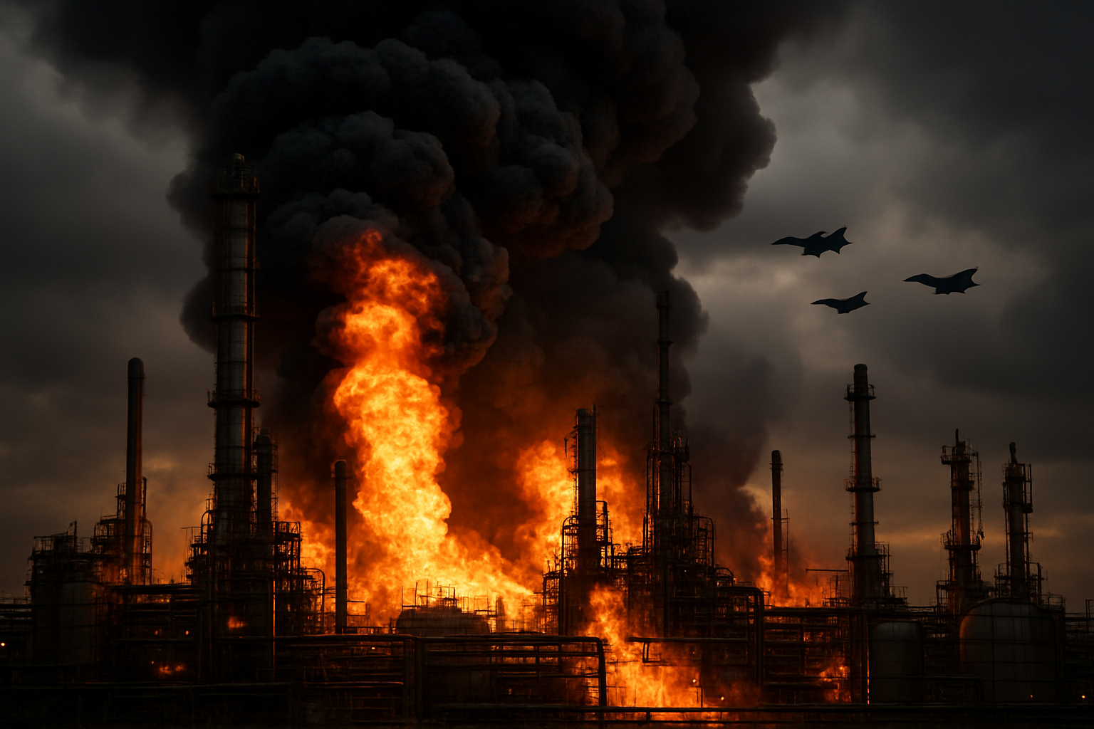 Iran-US War Escalates with Devastating Oil Facility Attacks as Global Energy Crisis Deepens