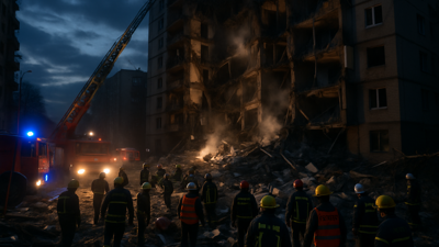 Iranian Missile Hits Residential Building in Haifa: Multiple Casualties as Rescue Operations Continue