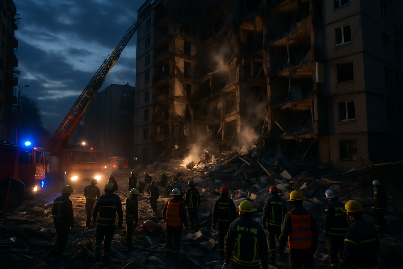 Iranian Missile Hits Residential Building in Haifa: Multiple Casualties as Rescue Operations Continue