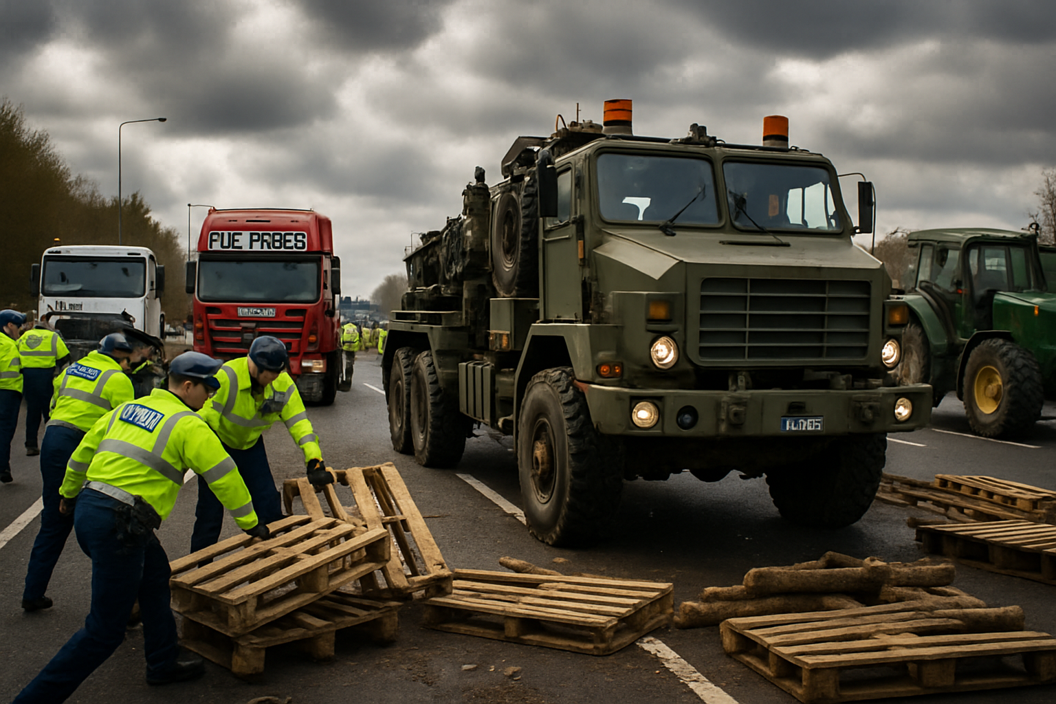 Ireland Fuel Protests Enter Sixth Day as Police Clear Major Blockades in Dublin and Galway