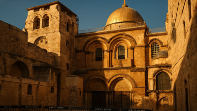 Israeli Police Block Catholic Leaders from Historic Palm Sunday Mass at Holy Sepulchre