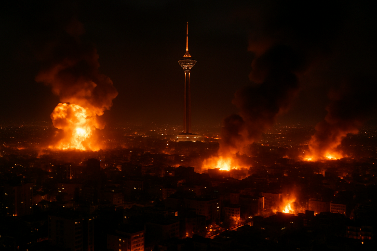 Israel Strikes Tehran on Day 21 of War as Regional Crisis Reaches Critical Levels