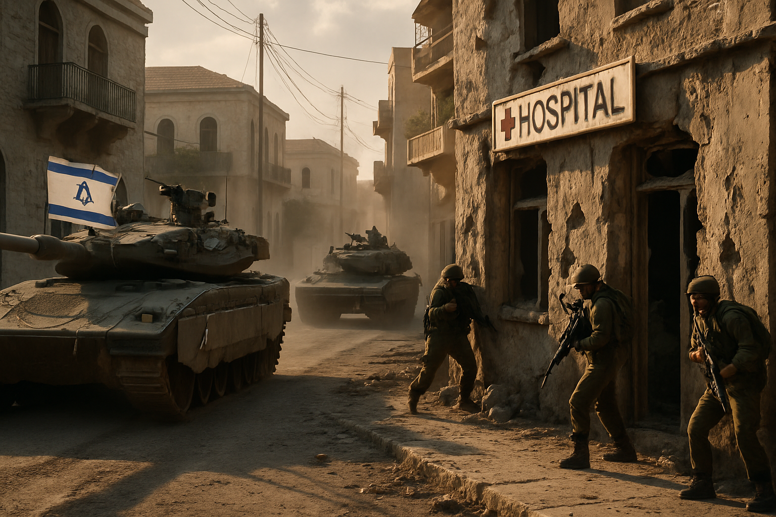 Israeli Forces Raid Alleged Hezbollah Hospital Complex in Bint Jbeil Stronghold