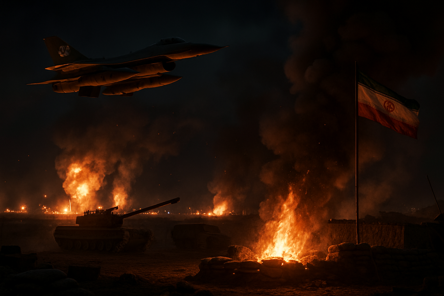 Israel Strikes Iranian Nuclear Facilities as War Escalates Into Second Month