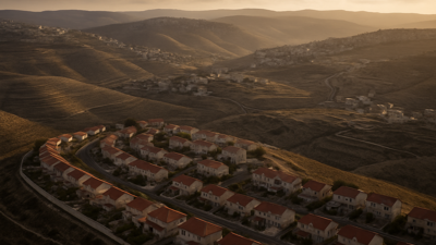 Israel Approves Largest West Bank Land Seizure Since 1967 in Unprecedented Move