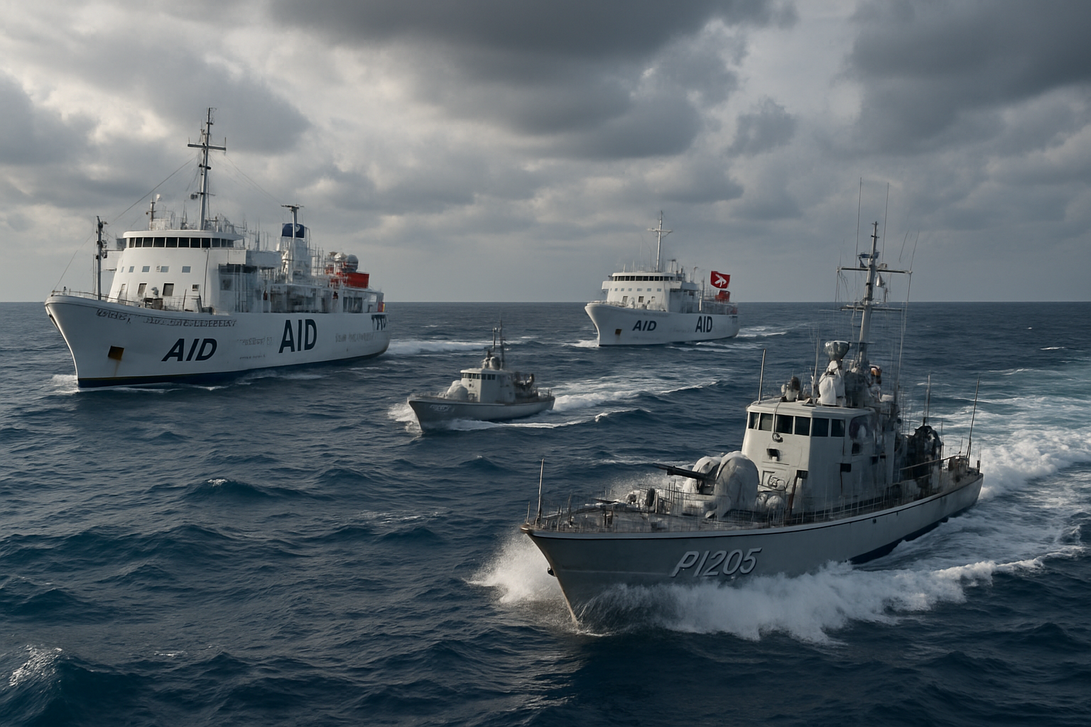 Israeli Forces Intercept Gaza Aid Flotilla in International Waters, Detaining 211+ Activists