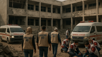 Israeli Strike Kills 10 at Gaza School Shelter as WHO Suspends Medical Evacuations Following Aid Worker Death