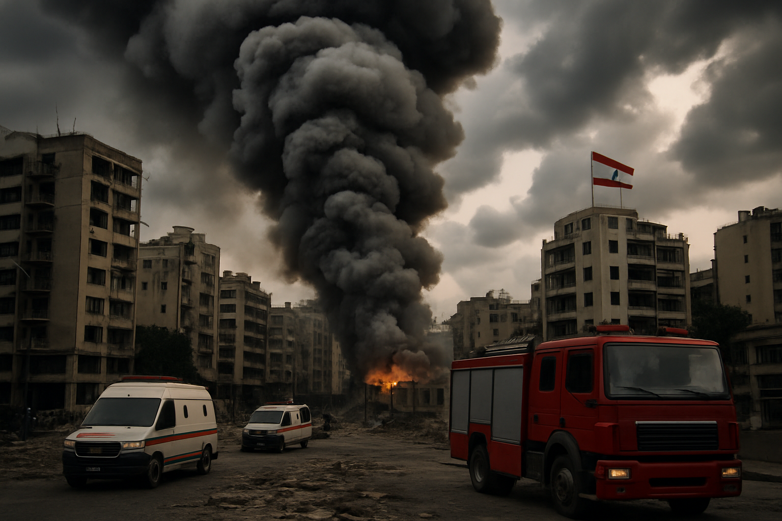 Israeli Strikes Kill Seven in Beirut as Hezbollah Resistance Continues in Southern Lebanon