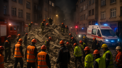 Fatal Gas Explosion Triggers Building Collapse in Istanbul's Fatih District