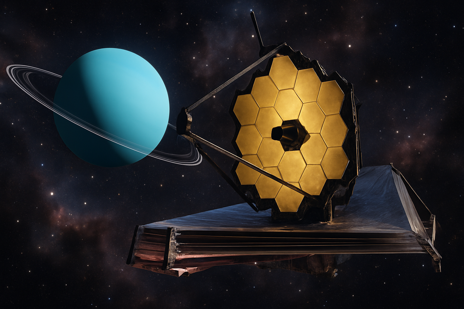 James Webb Space Telescope Provides Unprecedented Insights into Uranus' Hidden Mysteries