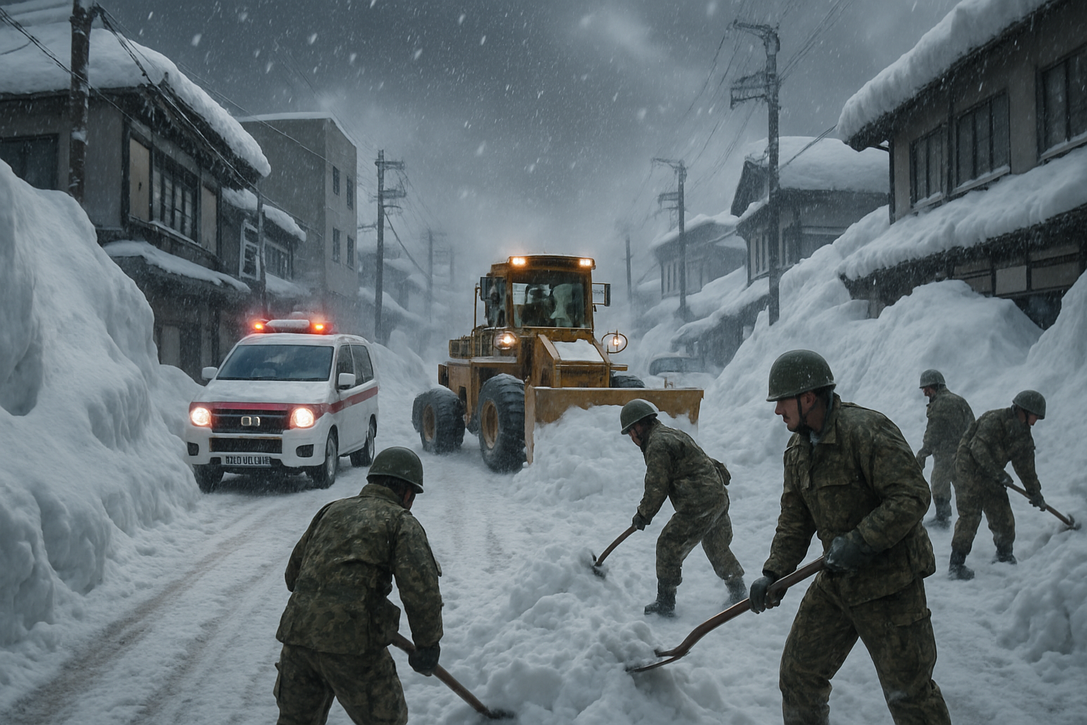 Japan's Deadly Winter Storms Claim 30 Lives as Military Mobilizes for Record Snowfall Crisis