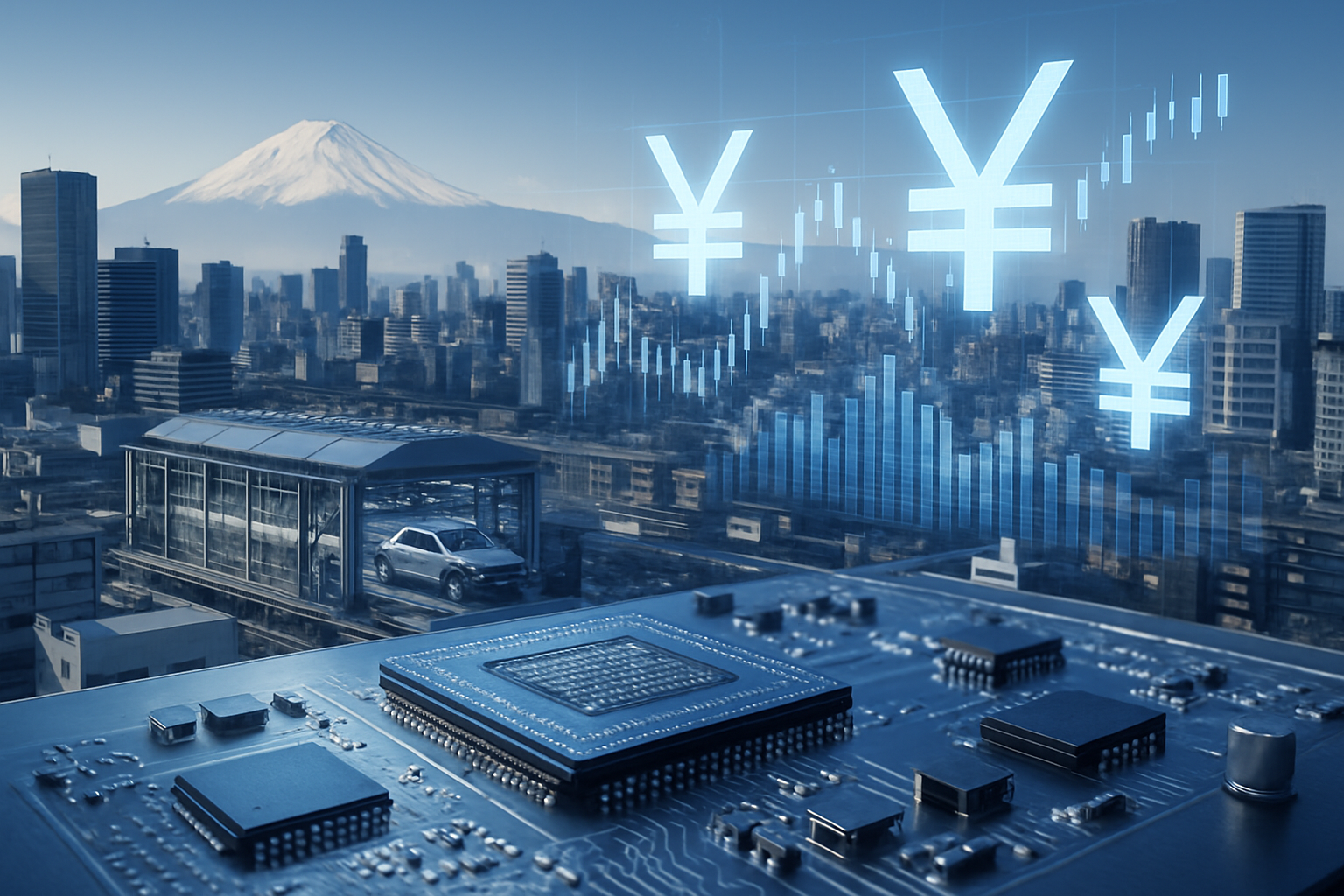 Japan's Economic Balancing Act: Consumer Prices Moderate as Automakers Pivot to Chinese Chips