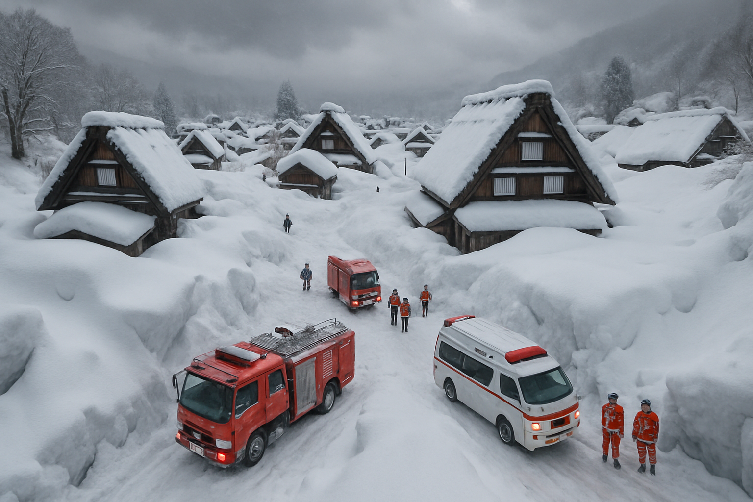 Japan's Winter Crisis Deepens as Heavy Snowfall Death Toll Reaches 46