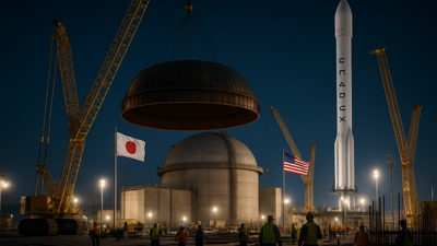 Japan Announces Billion-Dollar Nuclear Reactor Project in US as NASA Reshuffles Moon Mission Priorities