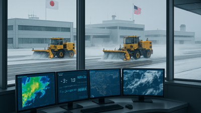 Japan Advances Airport Snowplow Program and Maintains US Investment Pledges Despite Trade Tensions