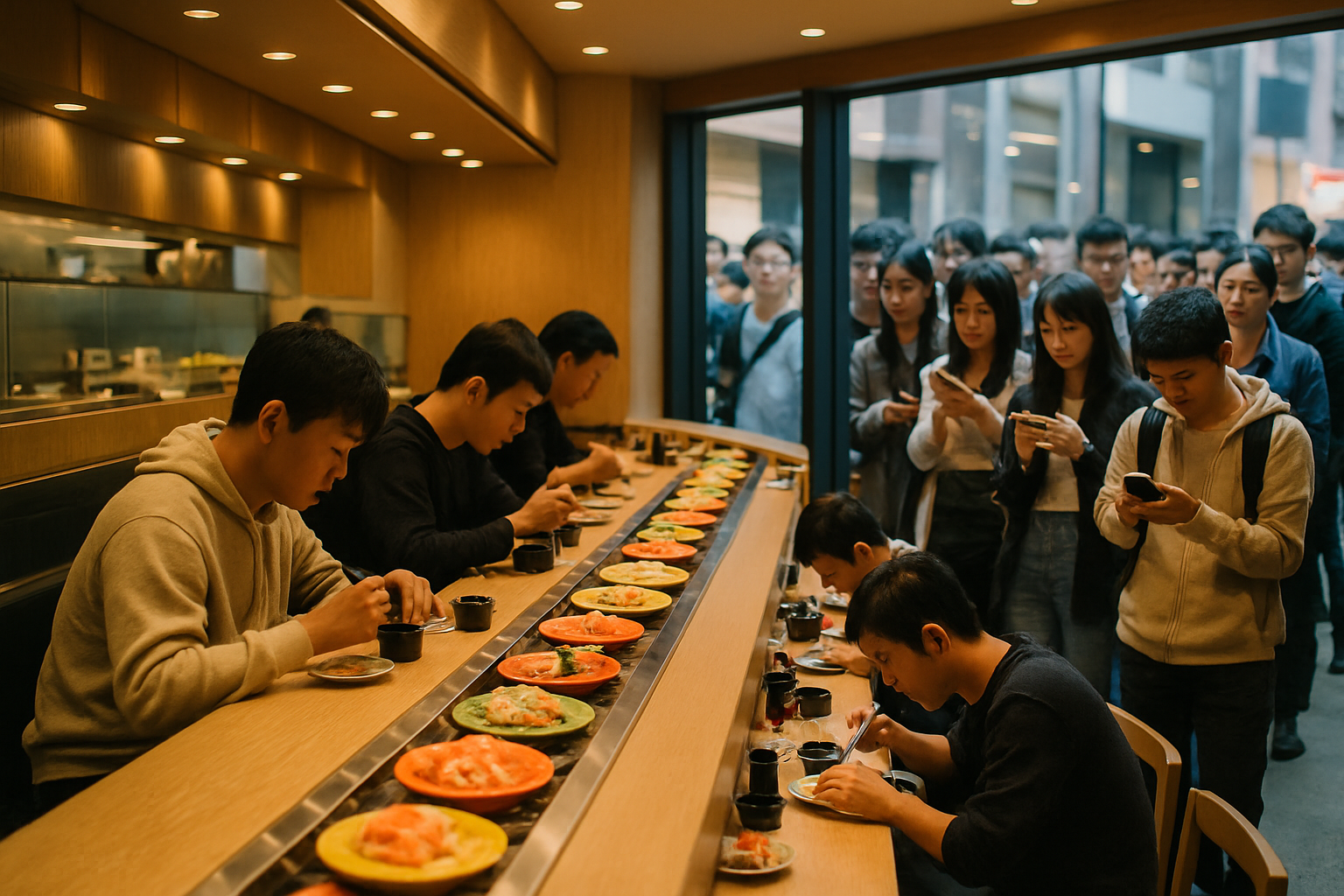 Japanese Solo Dining Revolution Sweeps China as Sushiro Creates Hours-Long Queues and Scalper Markets
