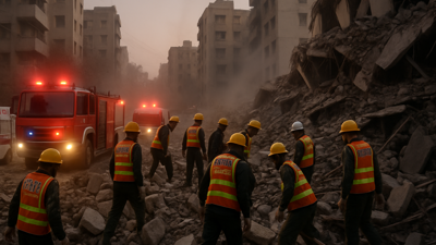 Gas Explosion Triggers Fatal Building Collapse in Karachi's Soldier Bazaar, 16 Dead