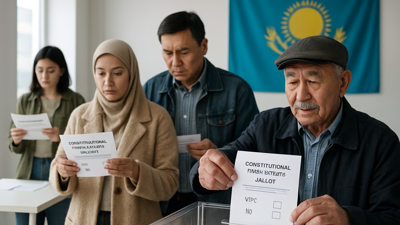 Kazakhstan Voters Overwhelmingly Approve Constitutional Reforms Strengthening Presidential Powers