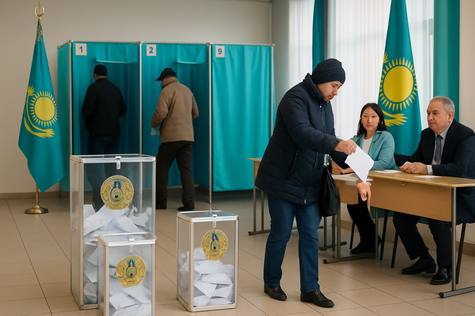 Kazakhstan Opens Over 10,000 Polling Stations for Historic Constitutional Referendum