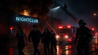 Hundreds Evacuate as Major Fire Engulfs German Nightclub in Kehl