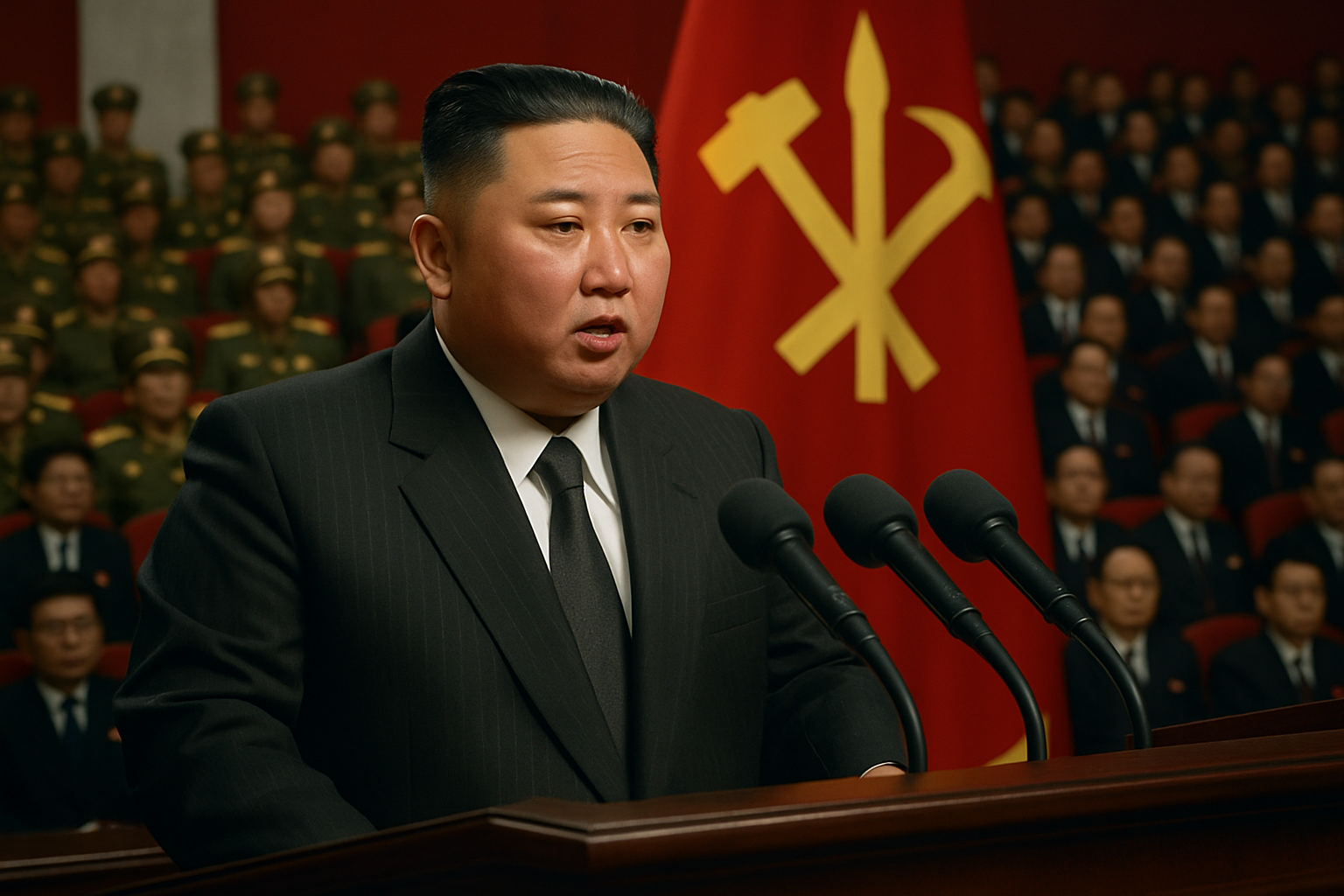 Kim Jong Un Unanimously Re-elected as North Korea's Workers' Party General Secretary