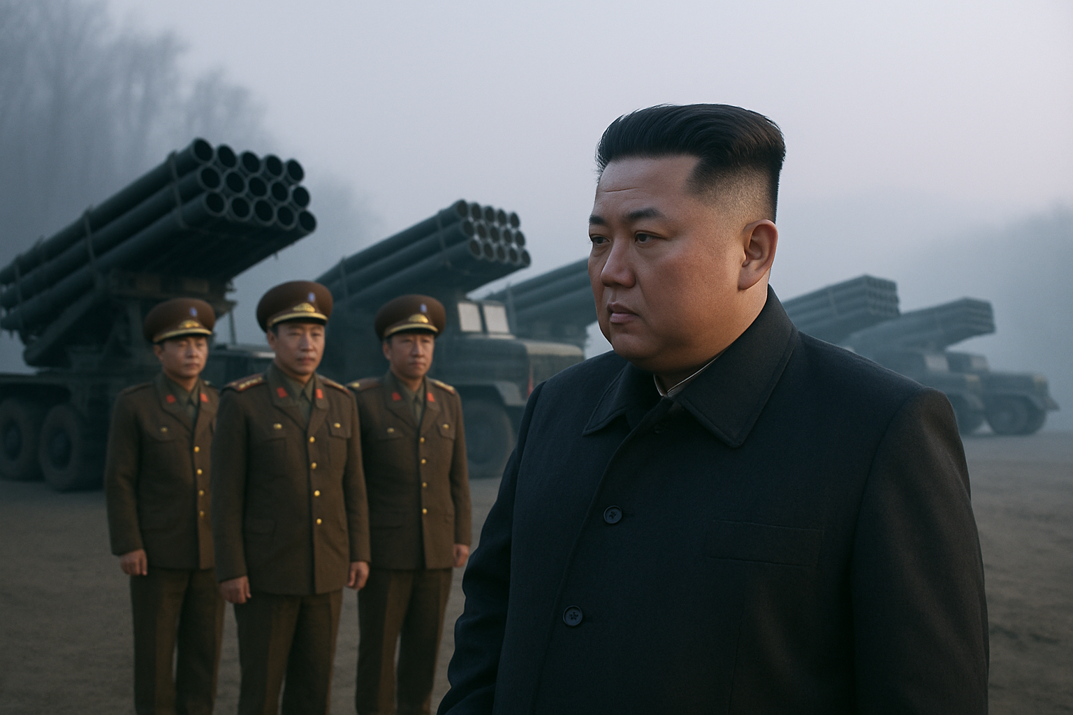 Kim Jong Un Oversees Advanced Rocket Launcher Tests as Regional Tensions Mount