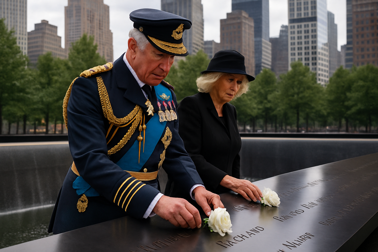 King Charles III Visits 9/11 Memorial, Pledges "Enduring Solidarity" with Americans