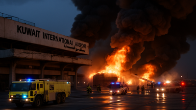 Kuwait Under Siege: Multiple Drone Attacks Target Airport Infrastructure as Regional Crisis Deepens