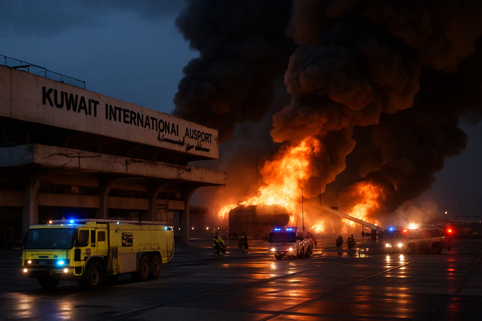 Kuwait Under Siege: Multiple Drone Attacks Target Airport Infrastructure as Regional Crisis Deepens