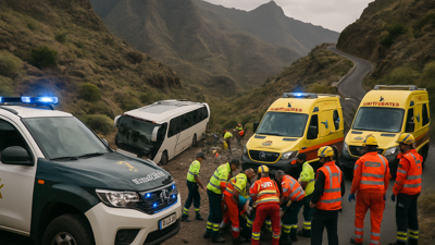 Tragedy on La Gomera: British Tourist Dies as Bus Plunges into Ravine in Canary Islands
