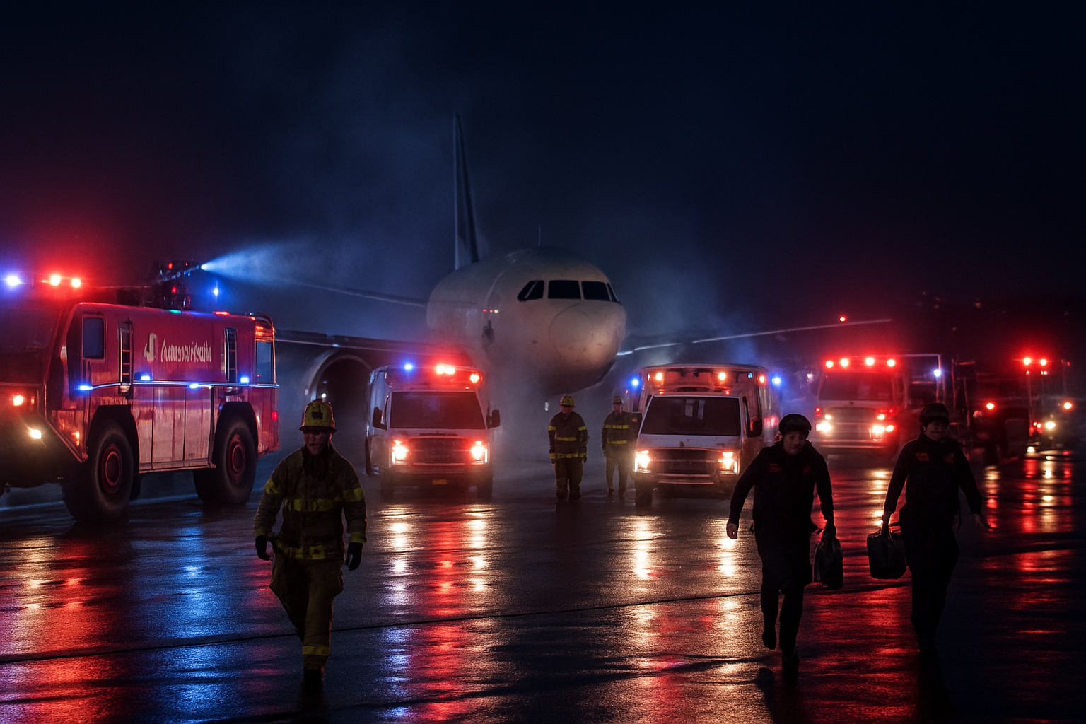 Fatal LaGuardia Airport Collision: Air Canada Flight Strikes Fire Truck, Killing Two Pilots