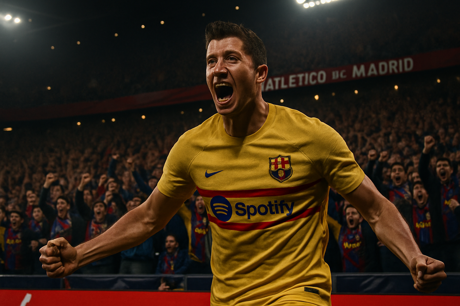 Lewandowski's Late Strike Sends Barcelona Seven Points Clear in Thrilling Madrid Derby Victory