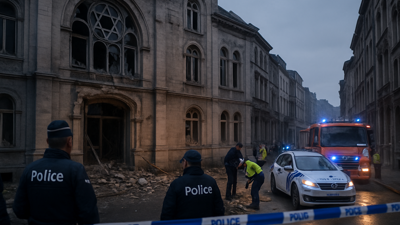 Explosion Damages Synagogue in Liège: Belgian Police Launch Investigation Into Early Morning Incident