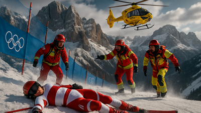 Lindsey Vonn's Olympic Dream Ends in Devastating Crash as Breezy Johnson Claims Gold