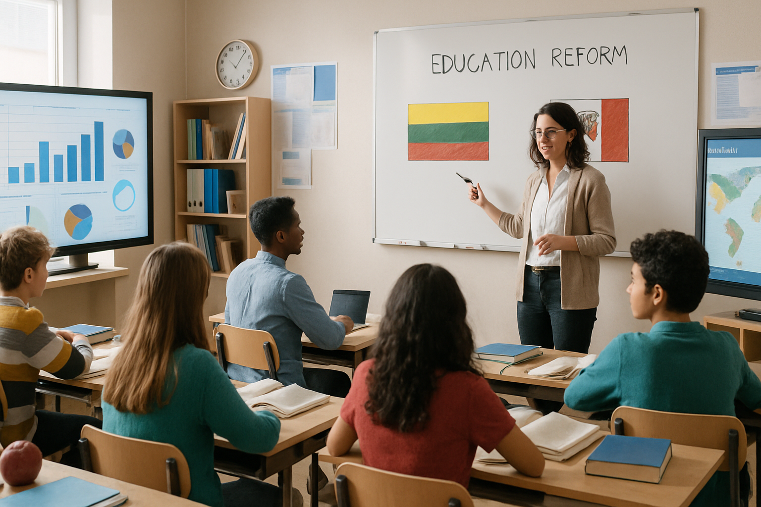 Global Educational Renaissance at Crossroads: Lithuania Grapples with Exam Reform While Peru Unveils Revolutionary University Library