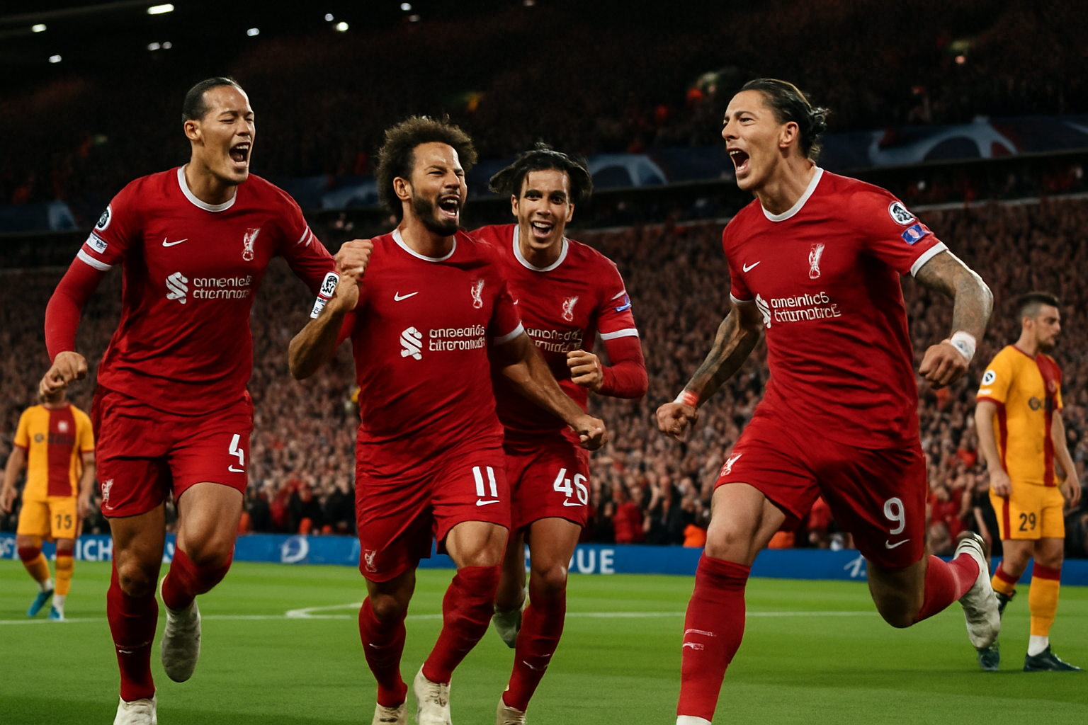 Liverpool Storm Into Champions League Quarter-Finals with Stunning 4-0 Victory Over Galatasaray