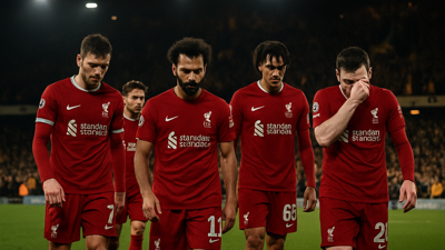Liverpool's Champions League Dreams in Tatters After Stunning Defeat to Bottom-Placed Wolverhampton
