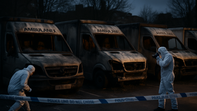 London Jewish Ambulances Set Ablaze in Targeted Antisemitic Arson Attack as Police Launch Terror Investigation