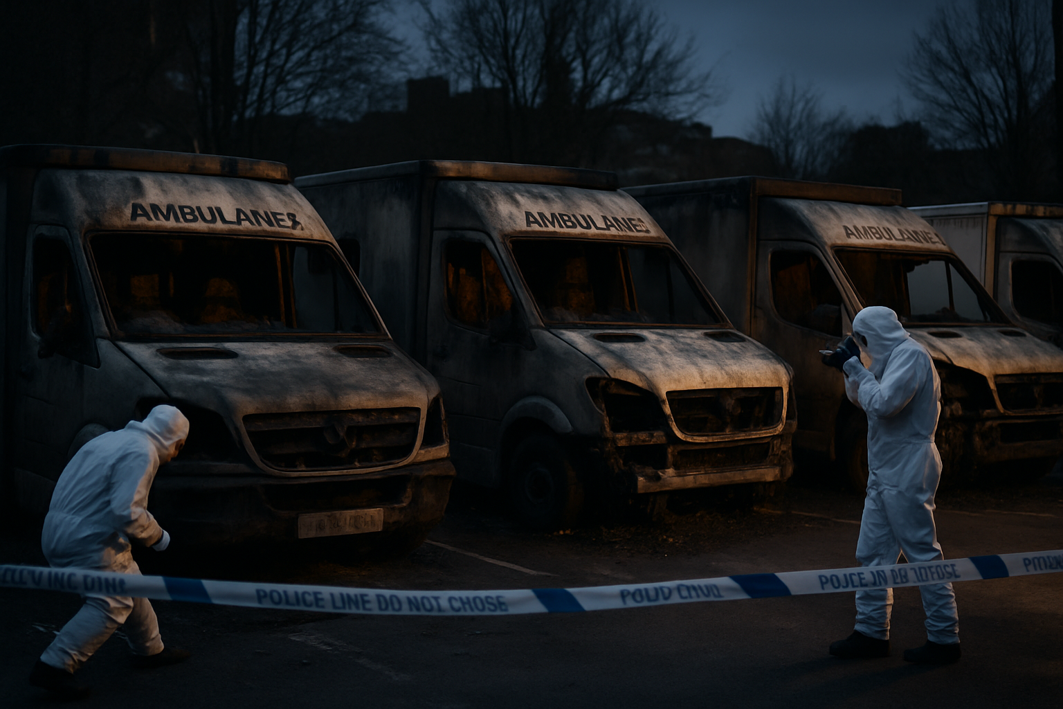 London Jewish Ambulances Set Ablaze in Targeted Antisemitic Arson Attack as Police Launch Terror Investigation