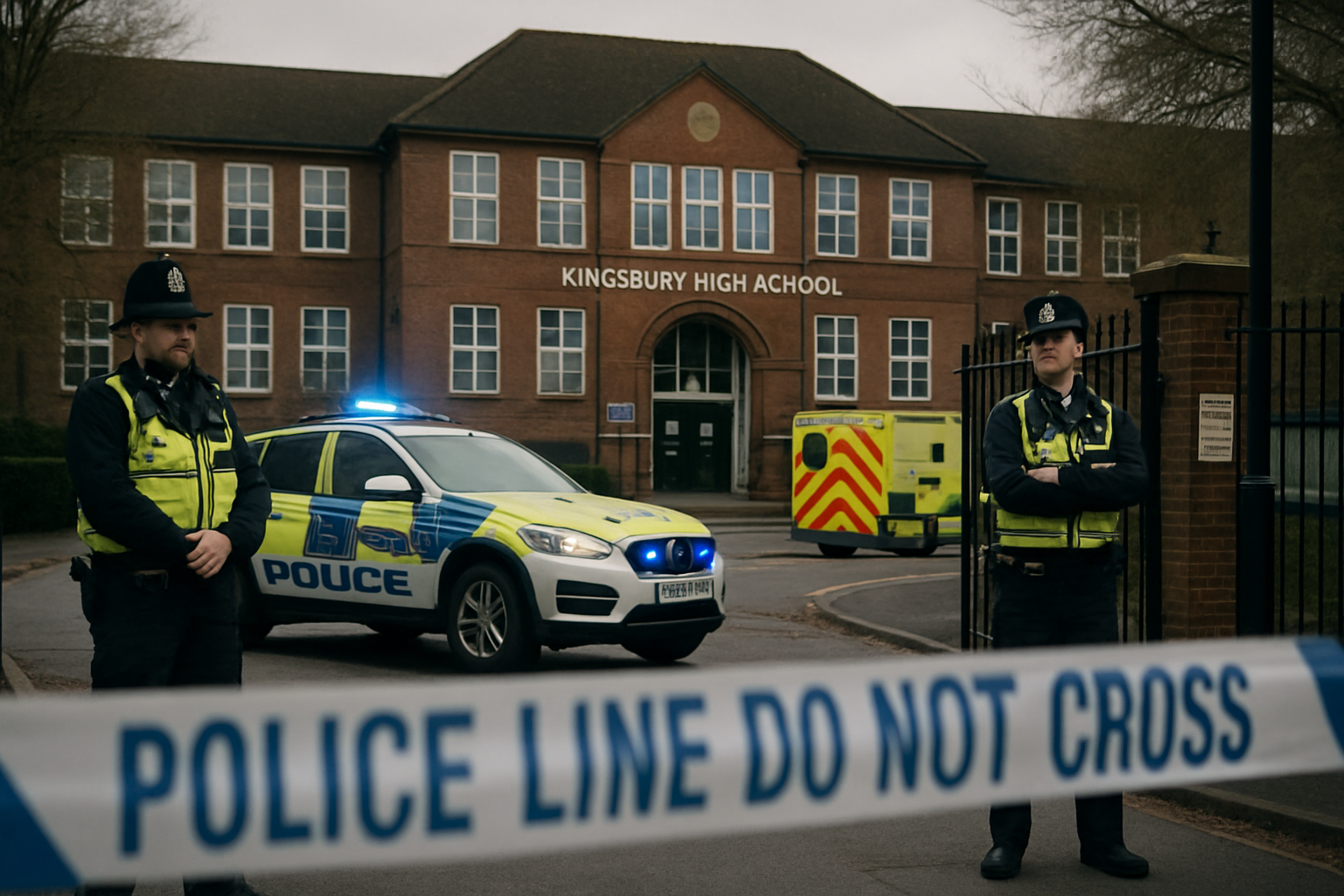 13-Year-Old Arrested for Attempted Murder After Double Stabbing at London School