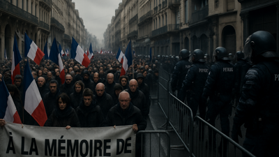 Thousands March in Lyon Memorial Rally as French Political Violence Crisis Deepens