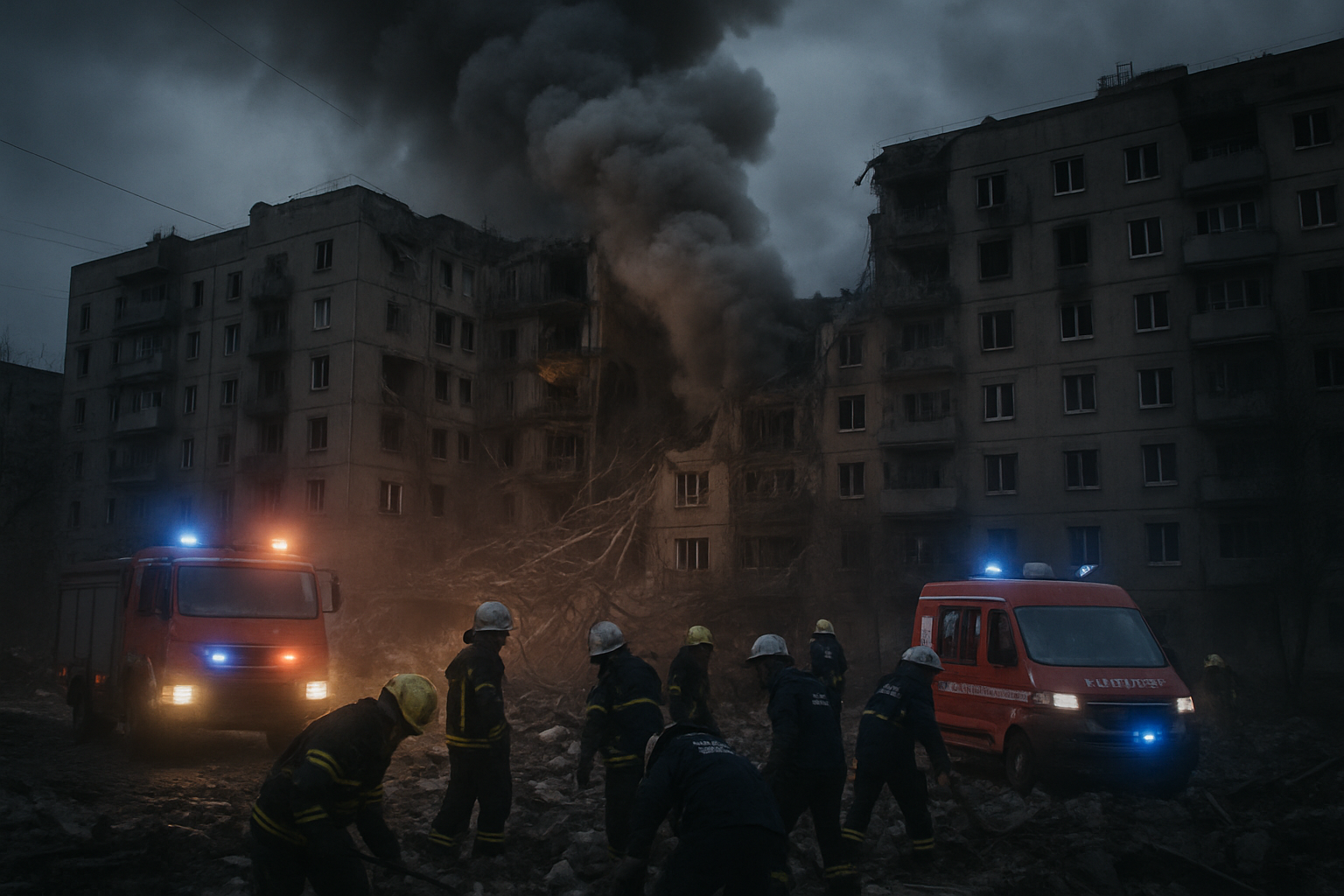 Russia Launches Massive Missile and Drone Assault on Ukraine with 420 Drones and 39 Missiles